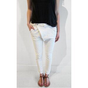 R13 X-Over Jeans in White, size 29 ** AS IS **